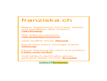 Tablet Screenshot of franziska.ch